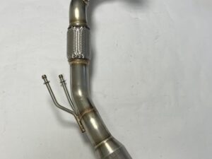 76mm Performance Tuning Downpipe 3"  mit Catles ( Leerkat ) 2.0TFSI TSI VW Skoda Seat Golf7