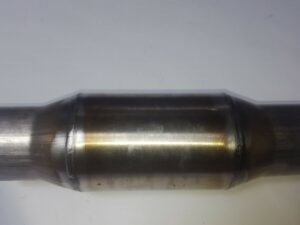 Edelstahl V2A 3" 76mm Leer Kat DPF Attrappe f. Downpipe