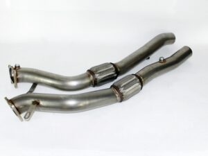 Audi RS6 4B C5 4.2 V8 Biturbo Hosenrohre - Katersatzrohre Catless Downpipes