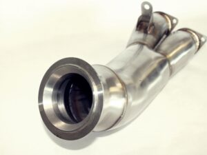 BMW 335i E90 N55 Tuning Performance Hosenrohr 3" 76mm