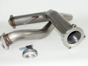 Audi A4 B8 8K 2.0TFSI Performance Hosenrohre Edelstahl 76/63mm