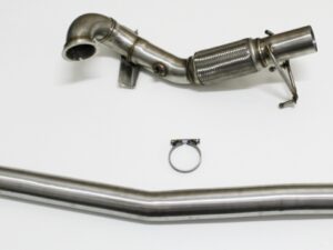 Audi TT S ( 8S ) 2.0TFSI  Downpipe no Kat 3" 76mm Leerrohr Hosenrohr