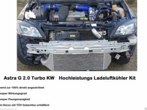 Opel Zafira A 2.0T Performance Tuning Ladeluftkühler von KW Performance