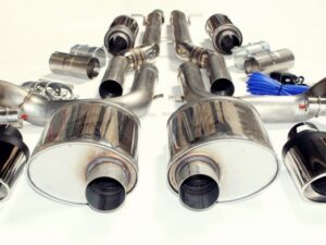 Audi RS6 4F C6 5.0TFSi V10 Klappenauspuff 2x 76mm Sportauspuffanlage Clubsport Elite Street Pro