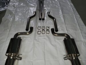 Audi A4 B7 Quattro 2.0TFSI und 3.0TDI  Sportauspuff Racing RS4 Style Klappen